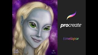 Drawing In Procreate Timelapse Shayla 1