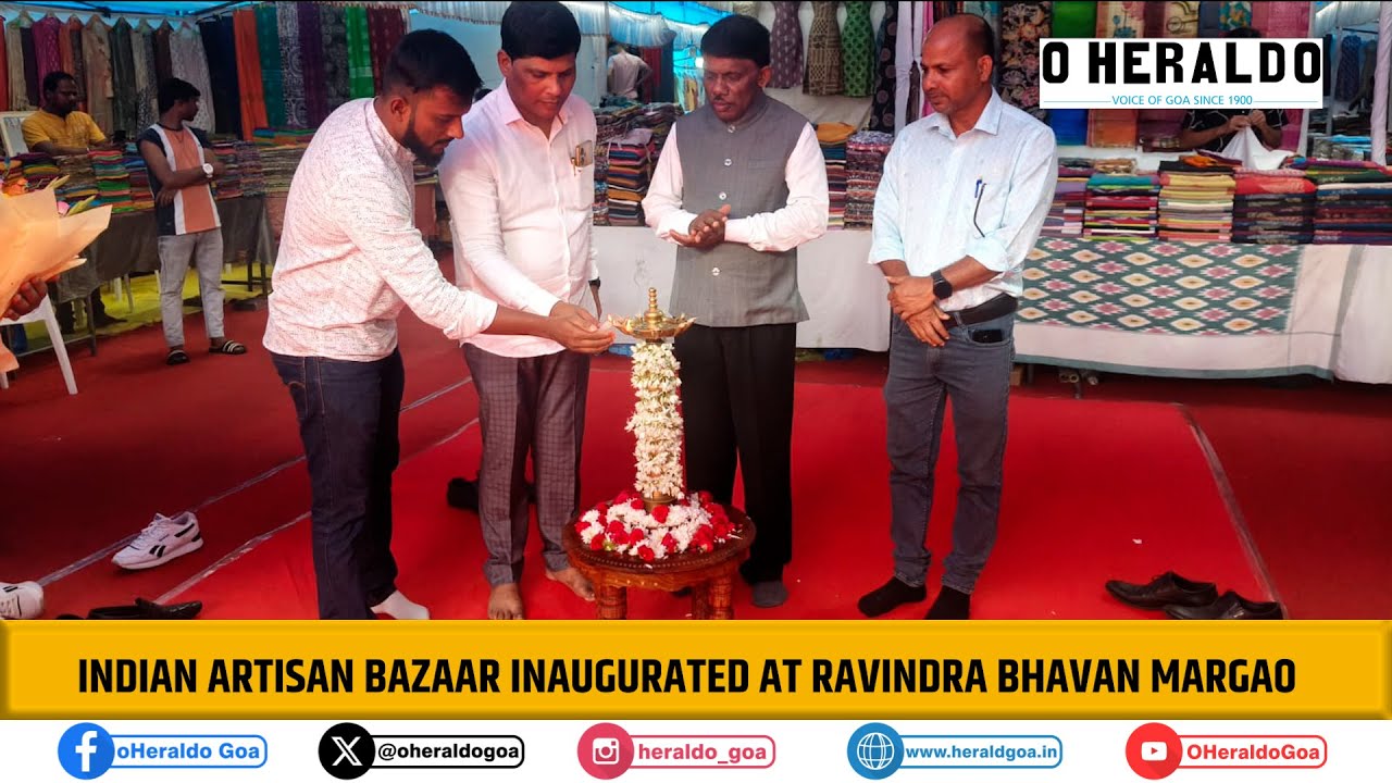 Indian Artisan Bazaar inaugurated at Ravindra Bhavan Margao