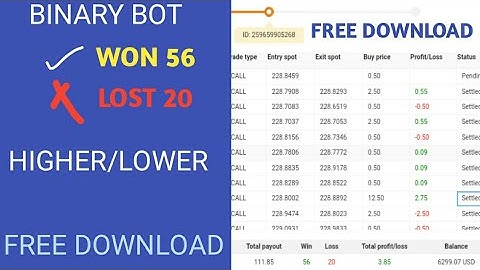 BINARY.COM|HIGHER LOWER| Paid bot Free download.
