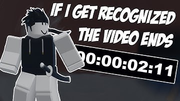 [YBA] If I get recognized the video ends (World Record)