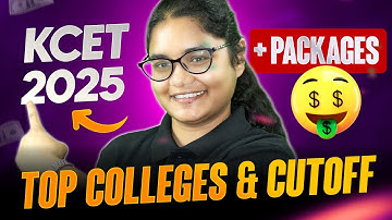 💰 Top KCET Engineering Colleges & Their Packages 2025-26 | Target 1000 Rank in KCET 2026!