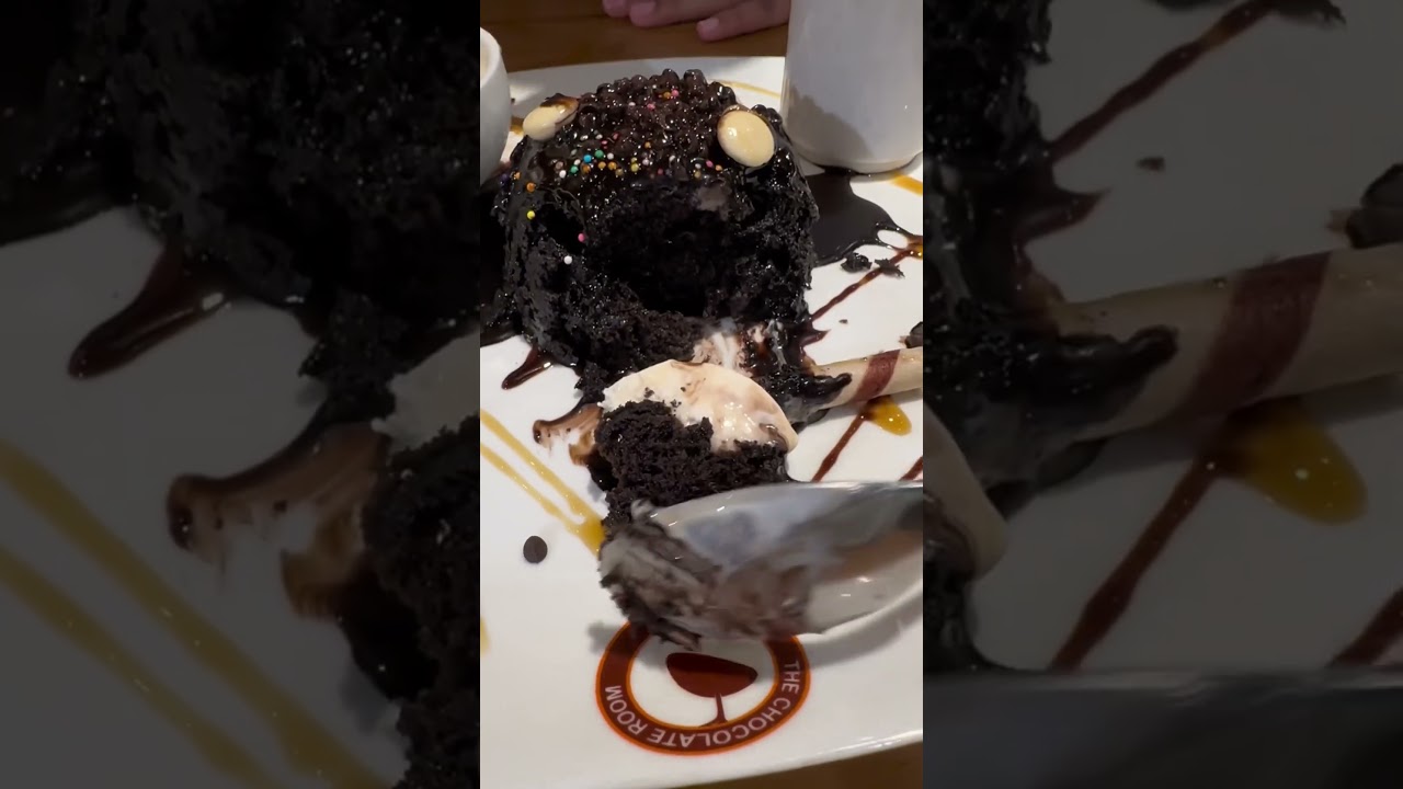 Lava cake , Australian chocolate shop
