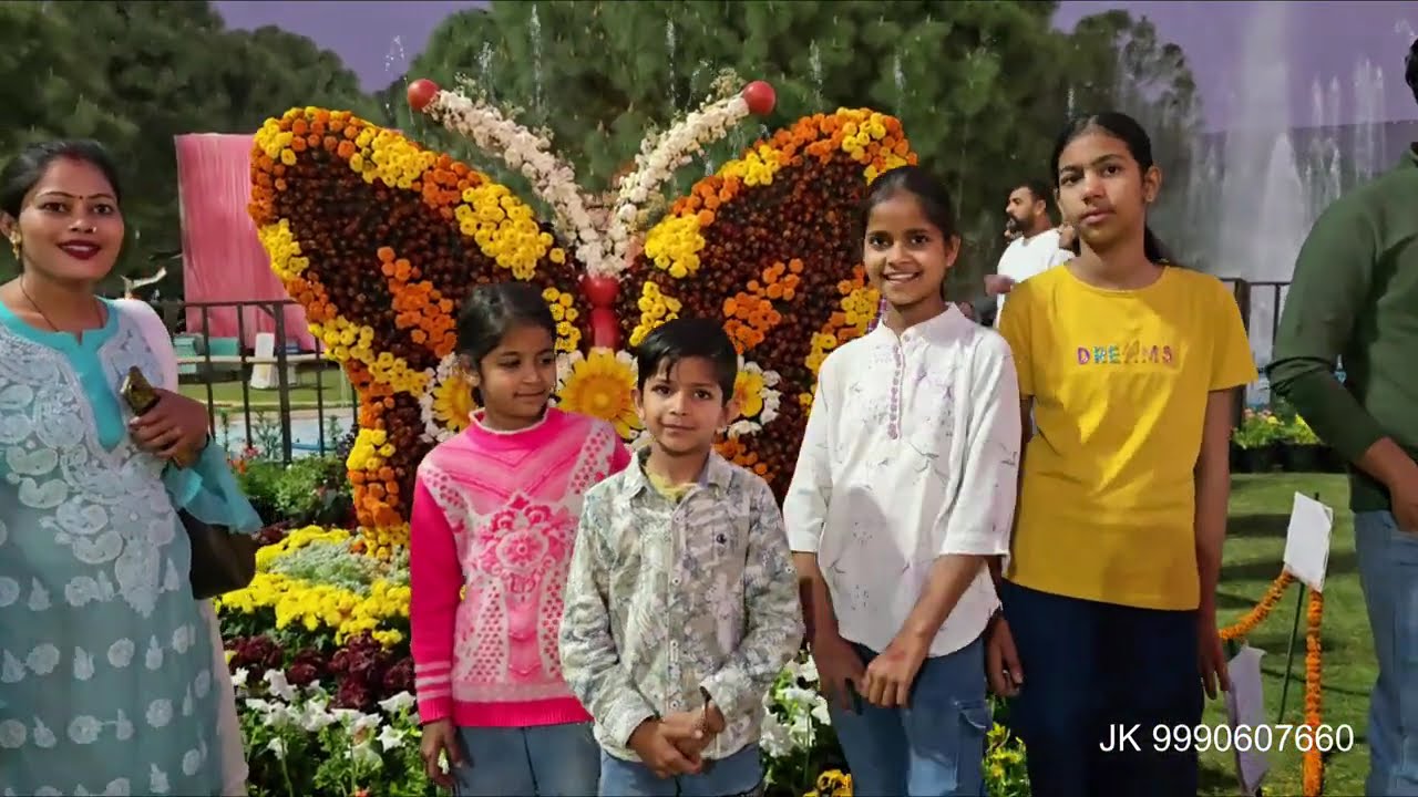 Pushotsav 2026. Noida Greater Noida authority  Drone shaw।  Opration sindoor decoration। Flower 🌹