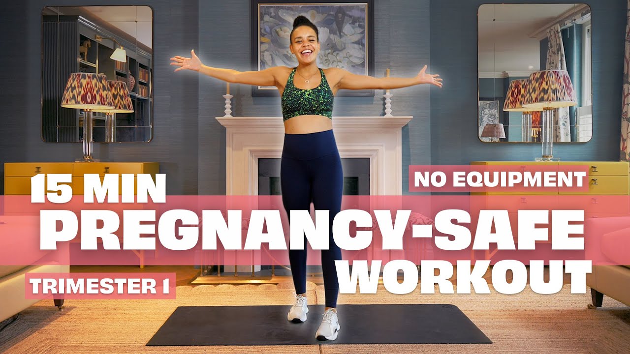 15 Minute PREGNANCY-SAFE Bodyweight Workout with Courtnay