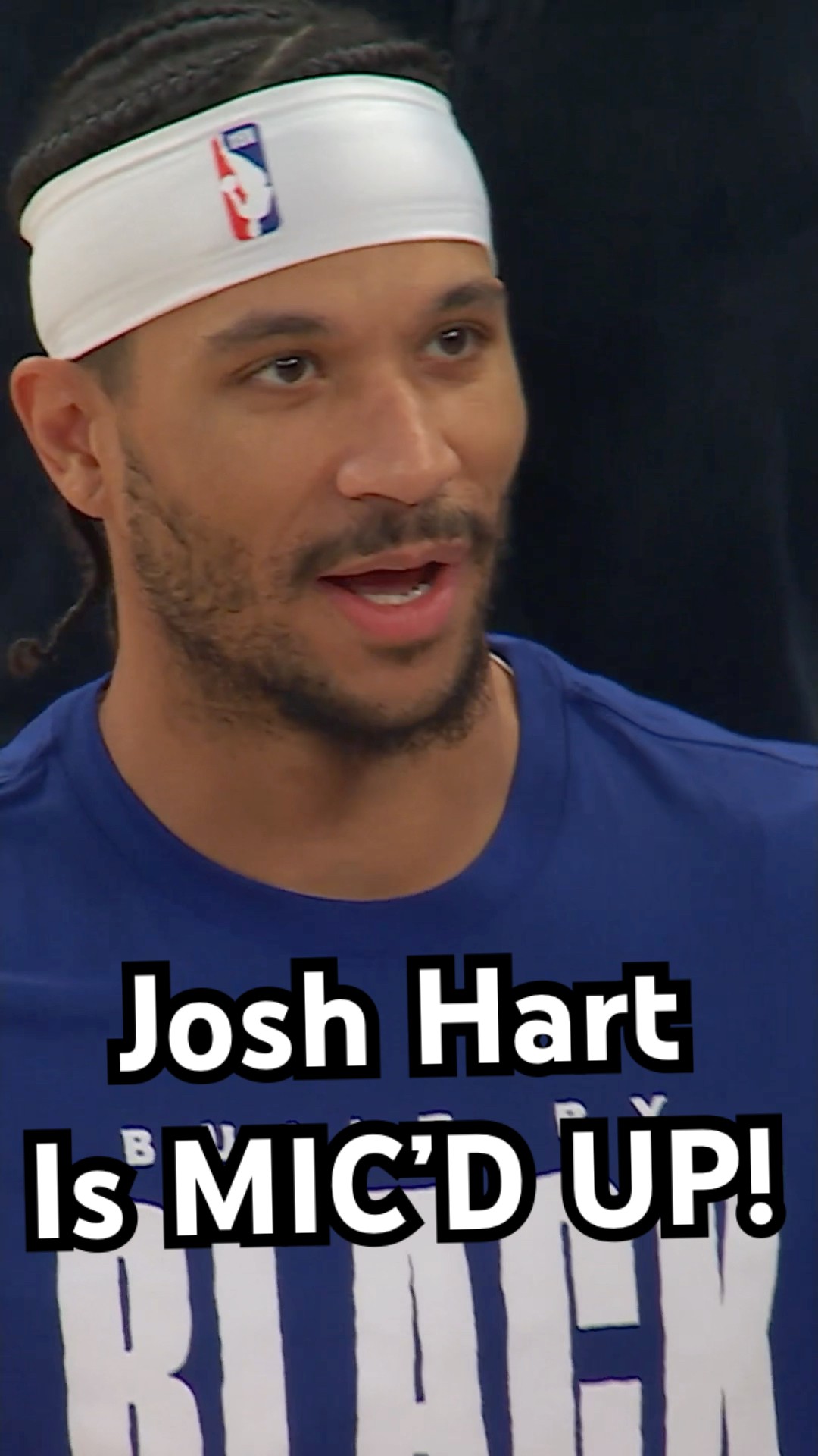 Take a look at Josh Hart mic’d up vs. The Los Angeles Lakers on 2/1!