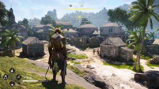 Assassins Creed Black Flag Resynced - Port Royal - Open World Free Roam Gameplay (PC UHD) [4K60FPS]