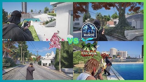 Besties vs Manor x Hydra Bank Truck shootout at Vinewood Hills (Multi POVs) | NoPixel 4.0 GTA RP