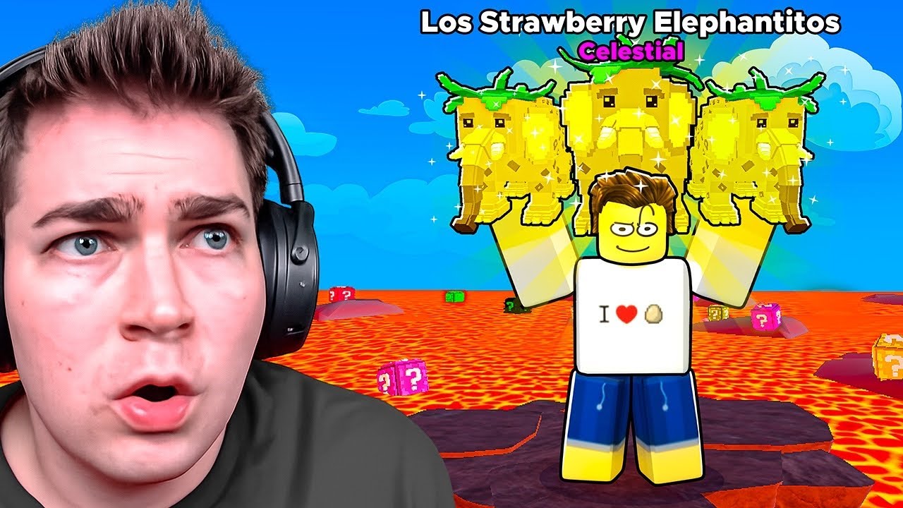 New LUCKY BLOCK Update in Survive Lava For Brainrots!
