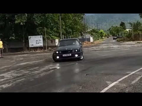 BMW E34 დრიფტი უღელტეხილზე