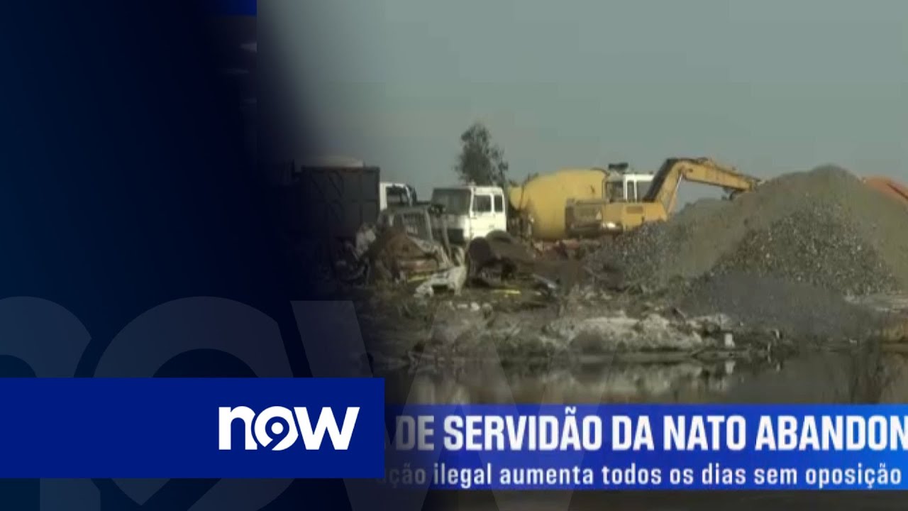 Repórter Sábado: Área de servidão militar da NATO abandonada e com construções ilegais
