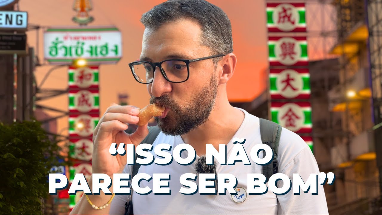 Comidas de rua do Guia Michelin em Bangkok - Conheça o Chinatown em um rolê de Tuk Tuk gastronômico