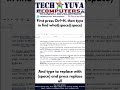 How to Delete Unwanted Spaces Between Words in MS Word | Tech Yuva Computers, Eluru