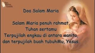 Doa Salam Maria | Salam Maria anak