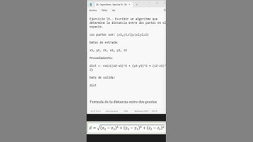 26. Expresiones || Ejercicio 15.- Determinar la distancia entre dos puntos en el espacio.  #pseint