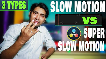 Davinci Resolve 17 / 3 Types Slow Mo Effect / Slow Motion Video / Hindi