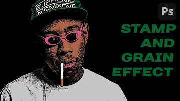 Stamp and Grain Effect | Photoshop Tutorial
