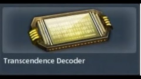 [CSN:S / CSNZ] OPEN TRANSCENDENCE DECODER