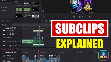Subclips Explained [ Subclip Timelines VS Compound Clip ] DaVinci Resolve Tutorial