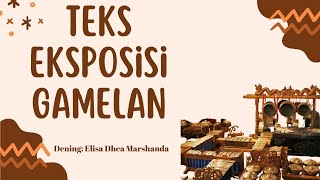 Video Pembelajaran Bahasa Jawa Teks Eksposisi Gamelan Kelas XII