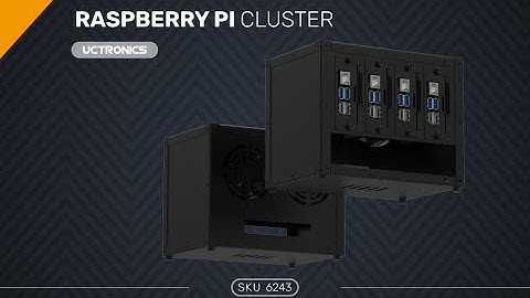 UCTRONICS Upgraded Complete Enclosure for Raspberry Pi Cluster