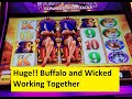 Huge win on the new buffalo and friends slot aristocrat game