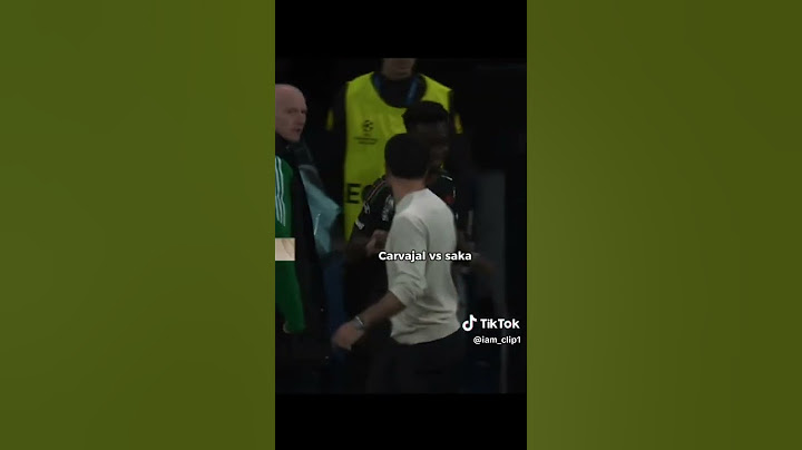 pelea entre Carvajal y Saka #carvajal #vs #saka #realmadrid #arsenal #madrid #championsleague