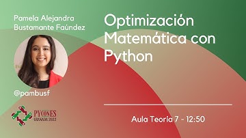Pamela Bustamante - Optimización Matemática con Python