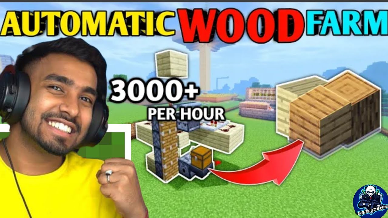 Create Automatic Wood Farm. I Make Automatic Wood Farm IN minecraft