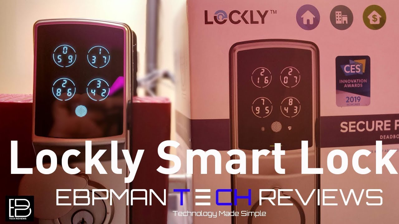 Unlock your door with your finger! Lockly Smart Lock Plus Review YouTube