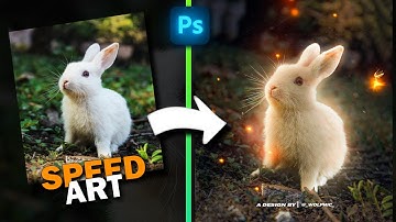 Making An Epic Wizard Rabbit In Photoshop | Speed Art | Manipulation.......