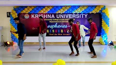 Krishna university campus | freshers party in Krishna university | machilipatnam