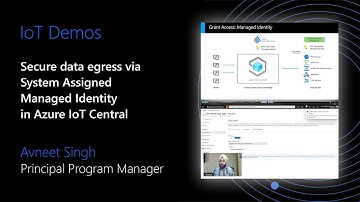Demo: Secure Data Egress via System Assigned Managed Identity in Azure IoT Central