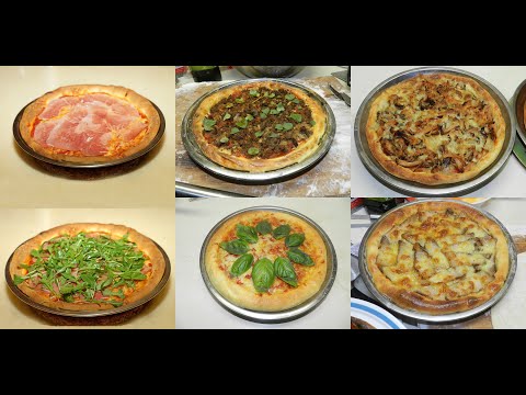 夫人的心頭好 –蘑菇牛肉奧勒岡、Margherita、燻雞絲蘑菇、芝麻葉prosciutto、鹹豬肉