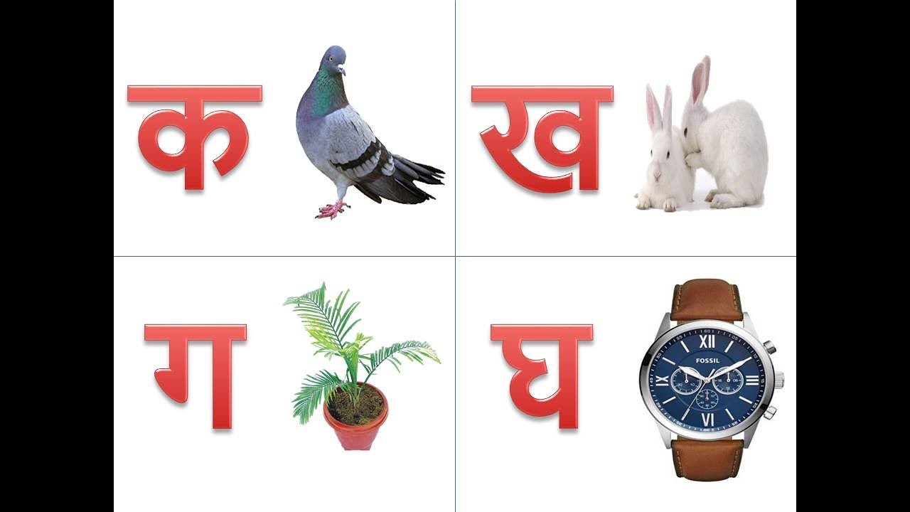 Hindi Alphabets हिन्दी वर्णमाला - व्यंजन - YouTube
