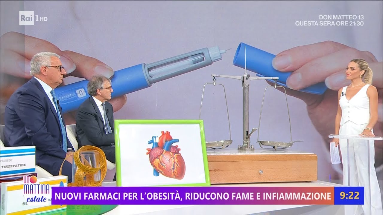 Nuovi farmaci obesità - Unomattina estate 10/07/2025