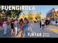 LOS BOLICHES, FUENGIROLA FUN FAIR FESTIVAL 2021 - WALK TOUR, Málaga, Costa Del Sol🌞 Spain 4K