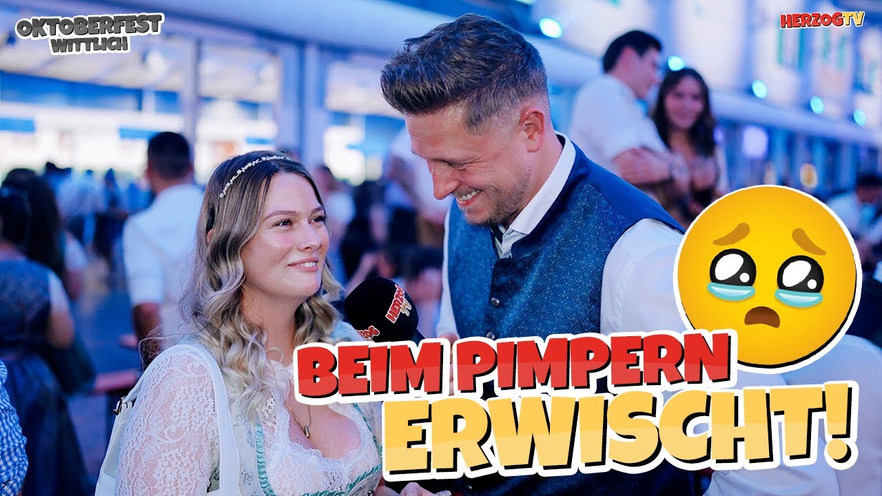 Beim Pimpern ERWISCHT! 🥺 Straßenumfrage Oktoberfest Wittlich