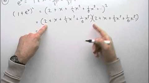 2012 SQA Advanced Higher Maths:  6  (Maclaurin expansion)