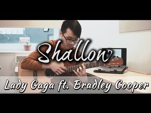 SHALLOW - Lady Gaga ft. Bradley Cooper ( Acoustic Fingerstyle Guitar cover by Edward Ong ) class=