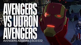 The Avengers versus Ultron Avengers | Avengers Assemble