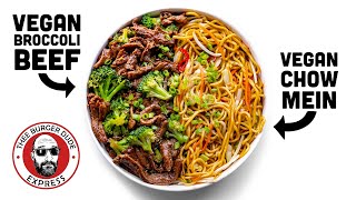 VEGAN Broccoli Beef & Chow Mein like PANDA EXPRESS but BETTER!