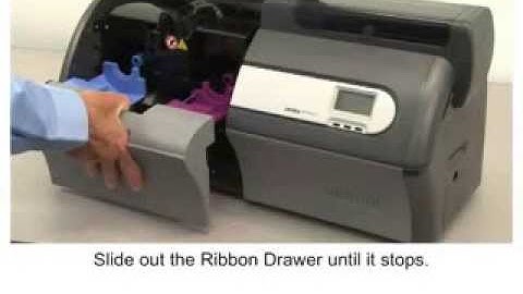 Zebra ZXP Series 7 - How To  Load Ribbon