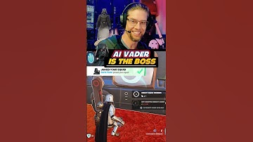 AI DARTH VADER IS THE BOSS (Fortnite Star Wars) #shorts #fortnite #gaming