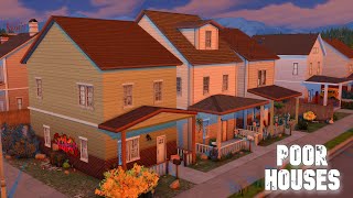 Бедные дома| Дома по соседству| Poor houses| Строительство| Симс 4| Sims 4| Speed build| No CC