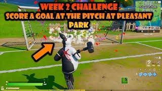 Fortnite *NEW* Score a Goal on the Soccer Pitch at Pleasant Park - Week 2 Challenge