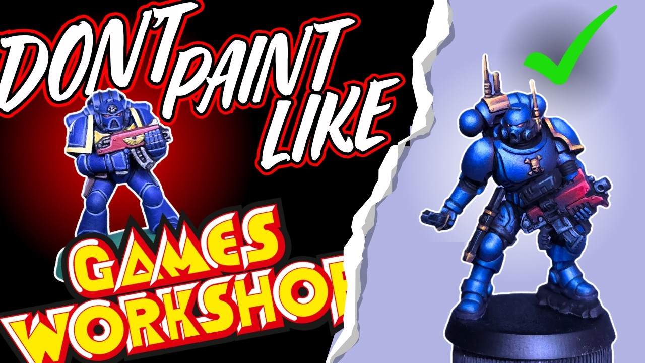 НЕ красить Heavy Metal Llike Games Workshop