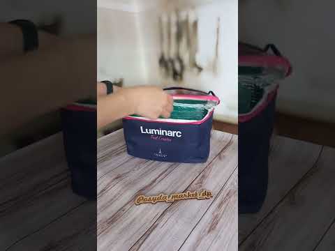 Набір ємностей для їжі 3 шт + термосумка —   Luminarс Keep'n'Box P6634 Бірюзовий, видео 1