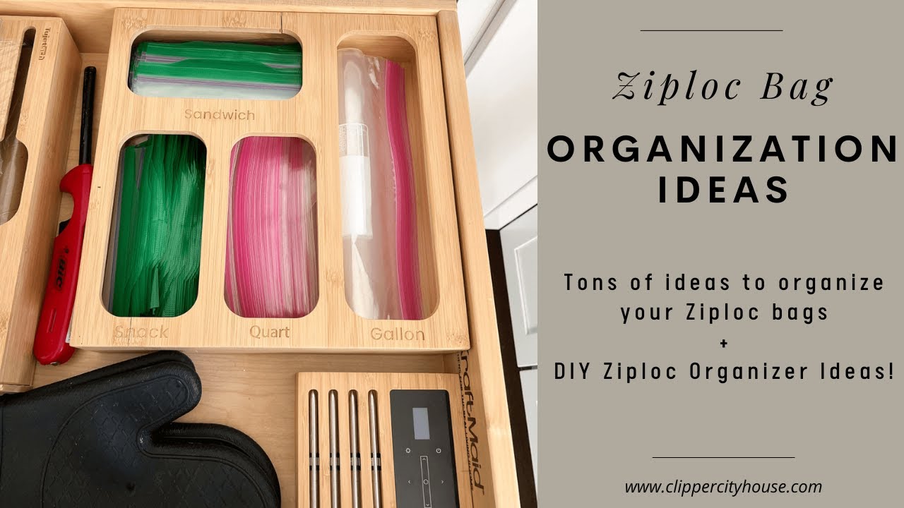 DIY Ziploc Bag Storage Organizer – The Inspired Workshop