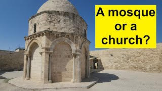 From here, Jesus ascended to heaven -the Chapel of the Ascension on the Mount of Olives in Jerusalem