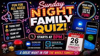 Sunday Night Family Quiz - Ep 27 screenshot 1